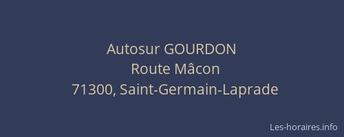 Autosur GOURDON
