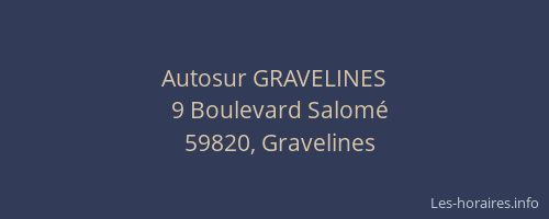 Autosur GRAVELINES