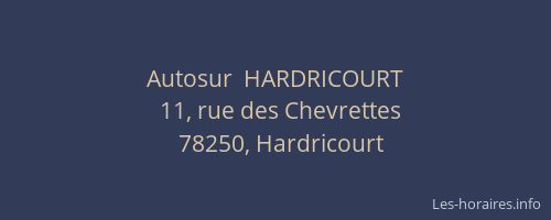 Autosur  HARDRICOURT