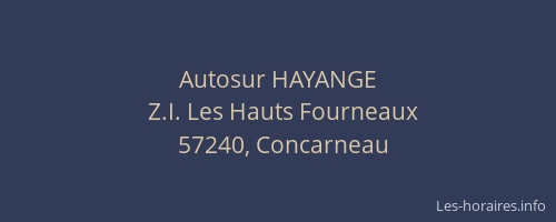 Autosur HAYANGE