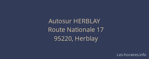 Autosur HERBLAY