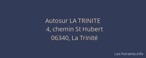 Autosur LA TRINITE