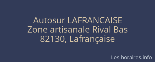 Autosur LAFRANCAISE