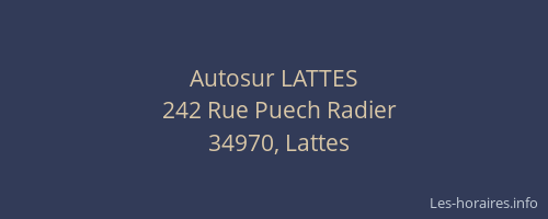Autosur LATTES