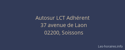 Autosur LCT Adhérent