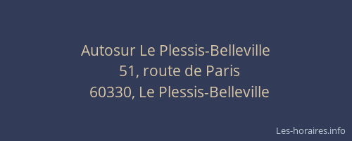 Autosur Le Plessis-Belleville