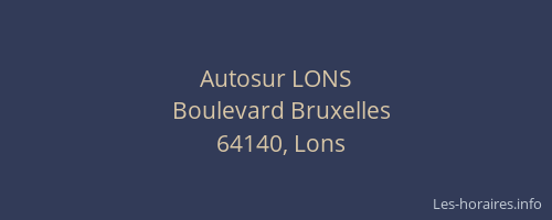 Autosur LONS