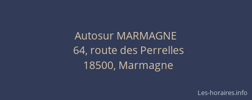 Autosur MARMAGNE