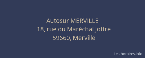 Autosur MERVILLE