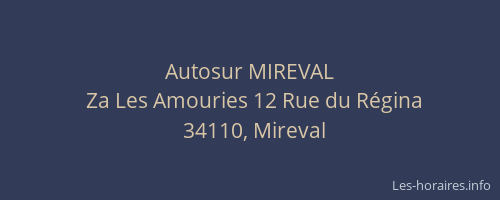 Autosur MIREVAL