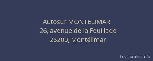 Autosur MONTELIMAR