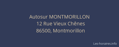 Autosur MONTMORILLON
