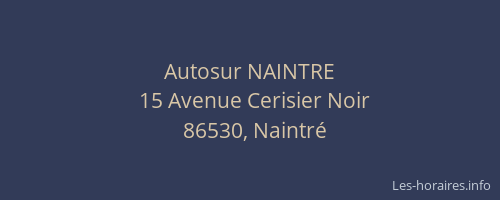 Autosur NAINTRE