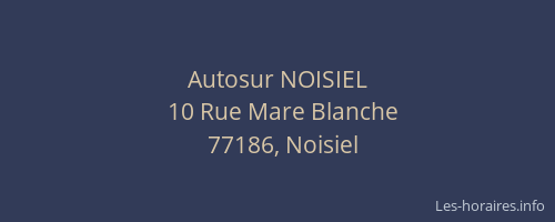Autosur NOISIEL