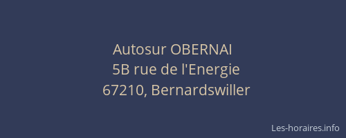 Autosur OBERNAI
