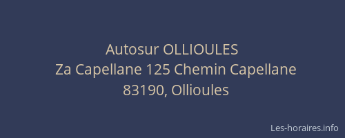 Autosur OLLIOULES