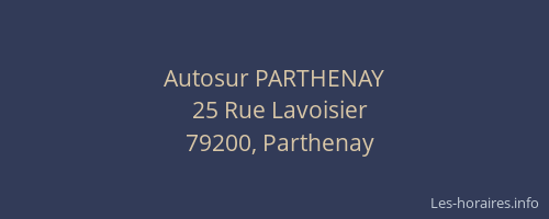 Autosur PARTHENAY