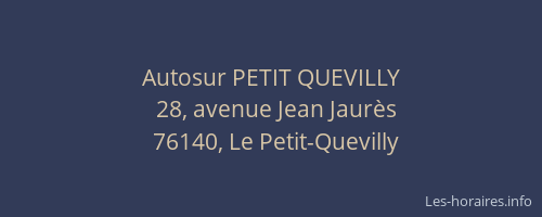 Autosur PETIT QUEVILLY