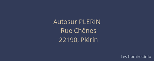 Autosur PLERIN