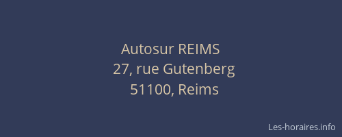 Autosur REIMS