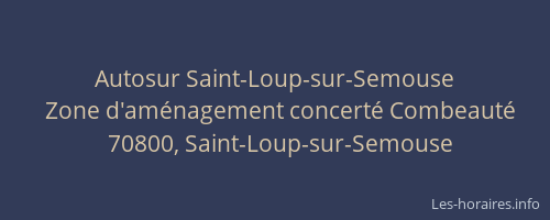 Autosur Saint-Loup-sur-Semouse