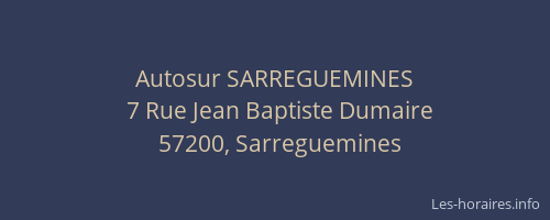 Autosur SARREGUEMINES