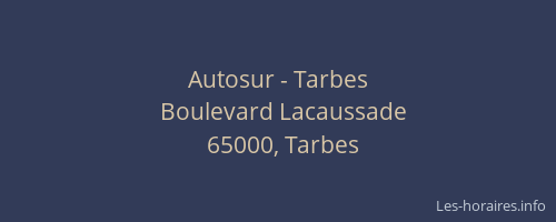 Autosur - Tarbes