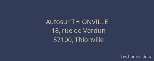 Autosur THIONVILLE