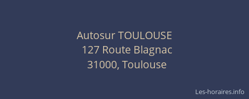 Autosur TOULOUSE