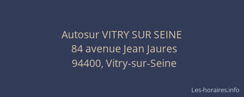 Autosur VITRY SUR SEINE