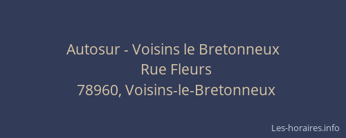 Autosur - Voisins le Bretonneux