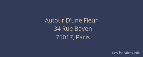 Autour D'une Fleur