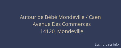 Autour de Bébé Mondeville / Caen