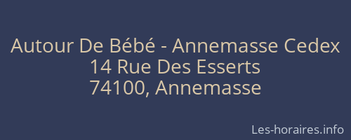 Autour De Bébé - Annemasse Cedex
