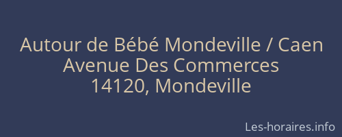 Autour de Bébé Mondeville / Caen