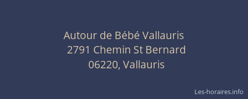 Autour de Bébé Vallauris