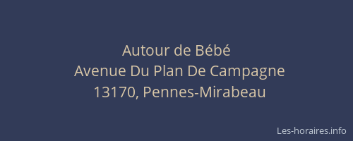 Autour de Bébé