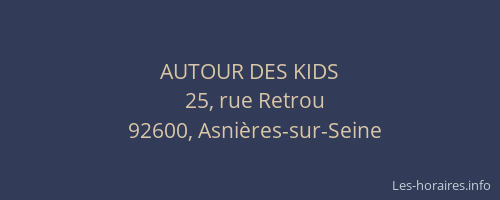 AUTOUR DES KIDS