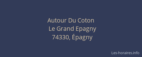 Autour Du Coton