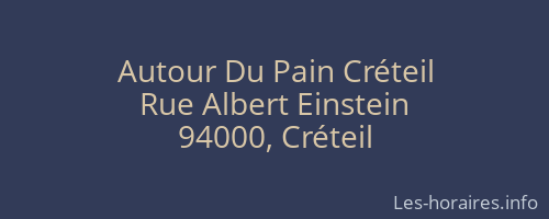 Autour Du Pain Créteil