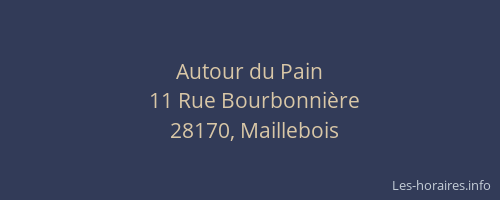 Autour du Pain