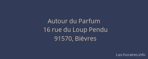 Autour du Parfum