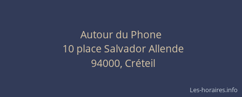 Autour du Phone