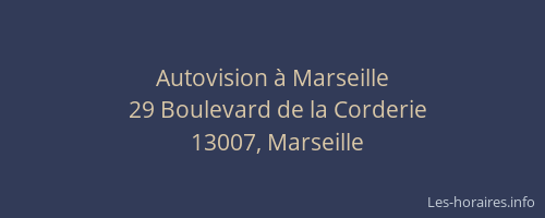 Autovision à Marseille
