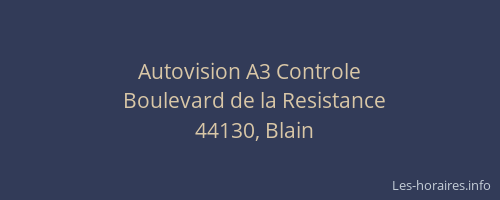 Autovision A3 Controle