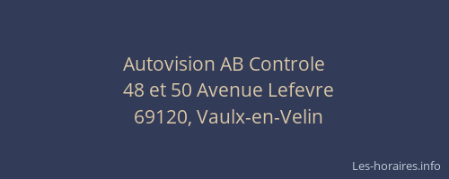 Autovision AB Controle
