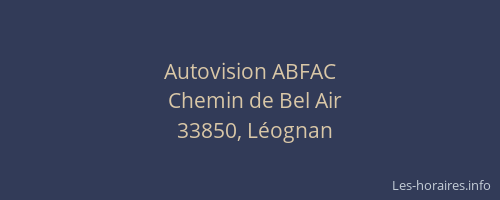 Autovision ABFAC