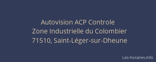 Autovision ACP Controle