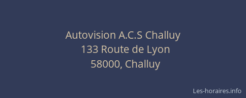 Autovision A.C.S Challuy