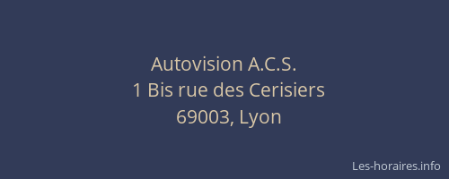 Autovision A.C.S.